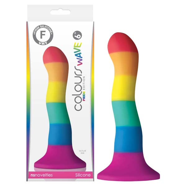 Colours Pride Edition Rainbow Wave 6 Inch Dong Toy