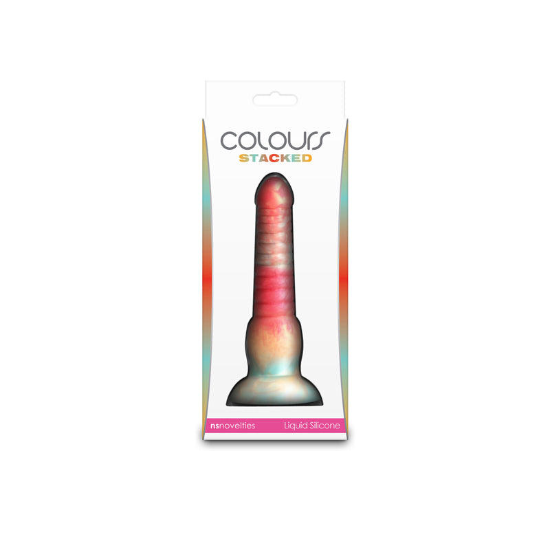 Colours Stacked - 6'' Dildo Red/Gold 16 cm Fantasy Dildo