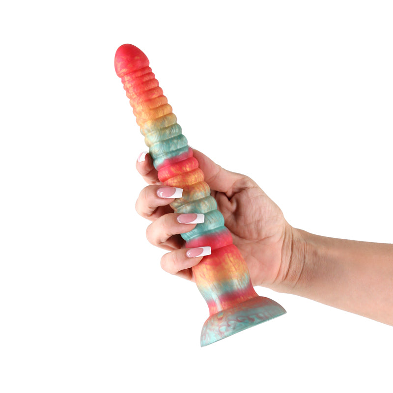 Colours Stacked - 9'' Dildo Red/Gold 23 cm Fantasy Dildo