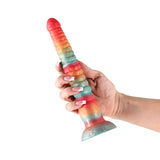Colours Stacked - 9'' Dildo Red/Gold 23 cm Fantasy Dildo