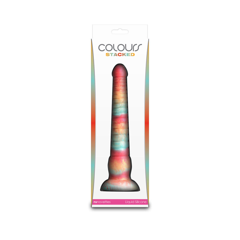 Colours Stacked - 9'' Dildo Red/Gold 23 cm Fantasy Dildo