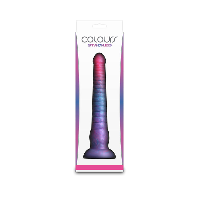 Colours Stacked - 9'' Dildo Pink/Blue 23 cm Fantasy Dildo