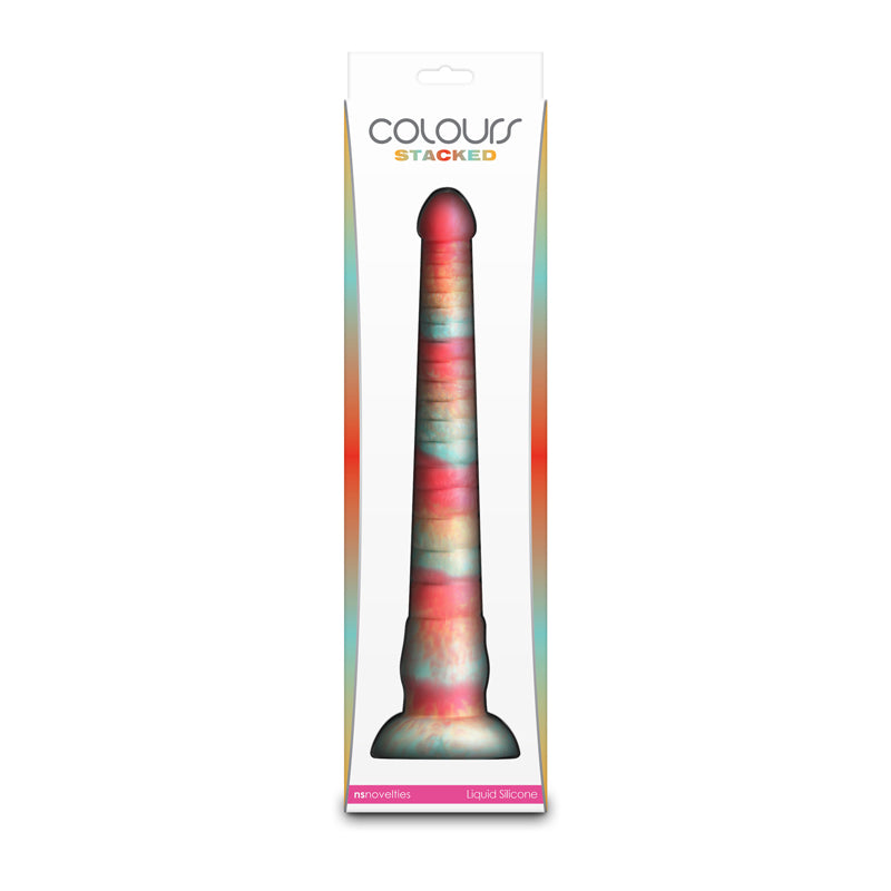 Colours Stacked - 12'' Dildo Red/Gold 30.6 cm Fantasy Dildo