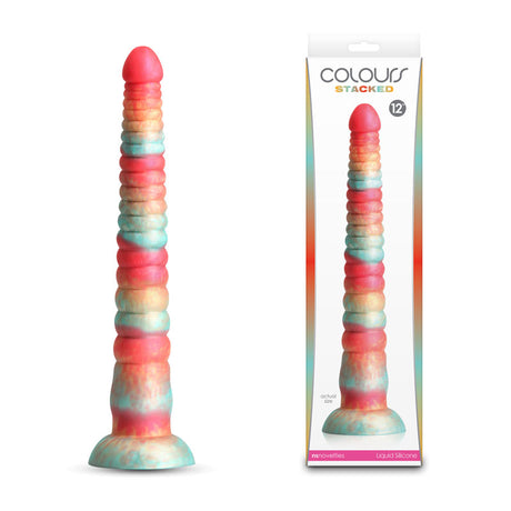 Colours Stacked - 12'' Dildo Red/Gold 30.6 cm Fantasy Dildo