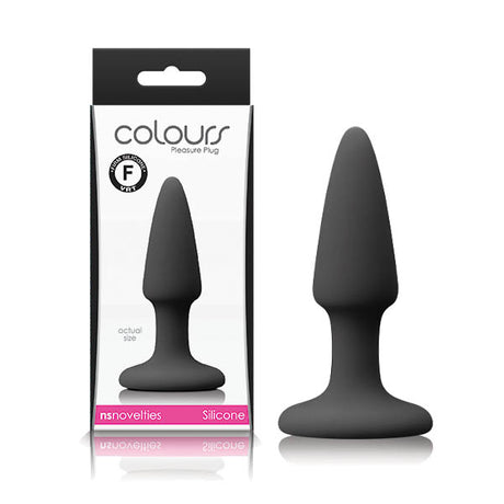 Colours Pleasures - Black Mini Butt Plug - Naughty by Nature Adult Store