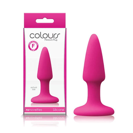 Colours Pleasures - Pink Mini Butt Plug - Naughty by Nature Adult Store