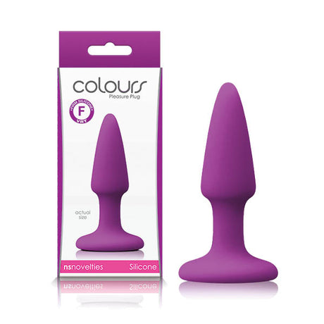Colours Pleasures - Purple Mini Butt Plug - Naughty by Nature Adult Store