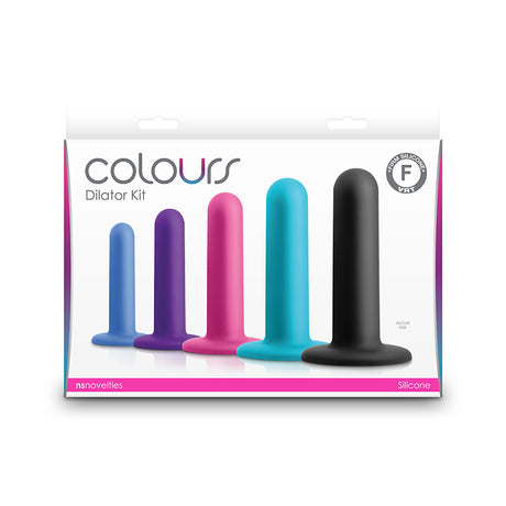 Colours - Dilator Kit - Multicolour - Multi Coloured Vaginal Dilator Kit - Set of 5 - Naughty by Nature Adult Store
