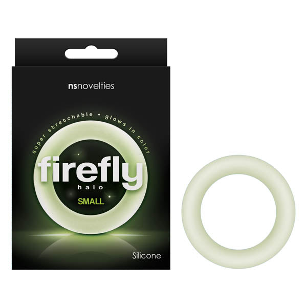 Firefly Halo - Glow In Dark Clear Small 50 mm Cock Ring - Naughty by Nature Adult Store