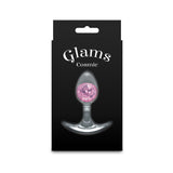 Glams Cosmic - Clear/Pink 8.1 cm Small Butt Plug