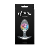 Glams Cosmic - Medium - Clear/Rainbow 9.5 cm Butt Plug