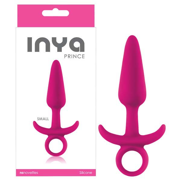 INYA Prince Pink 11.5 Cm Small Butt Plug With Ring Pull