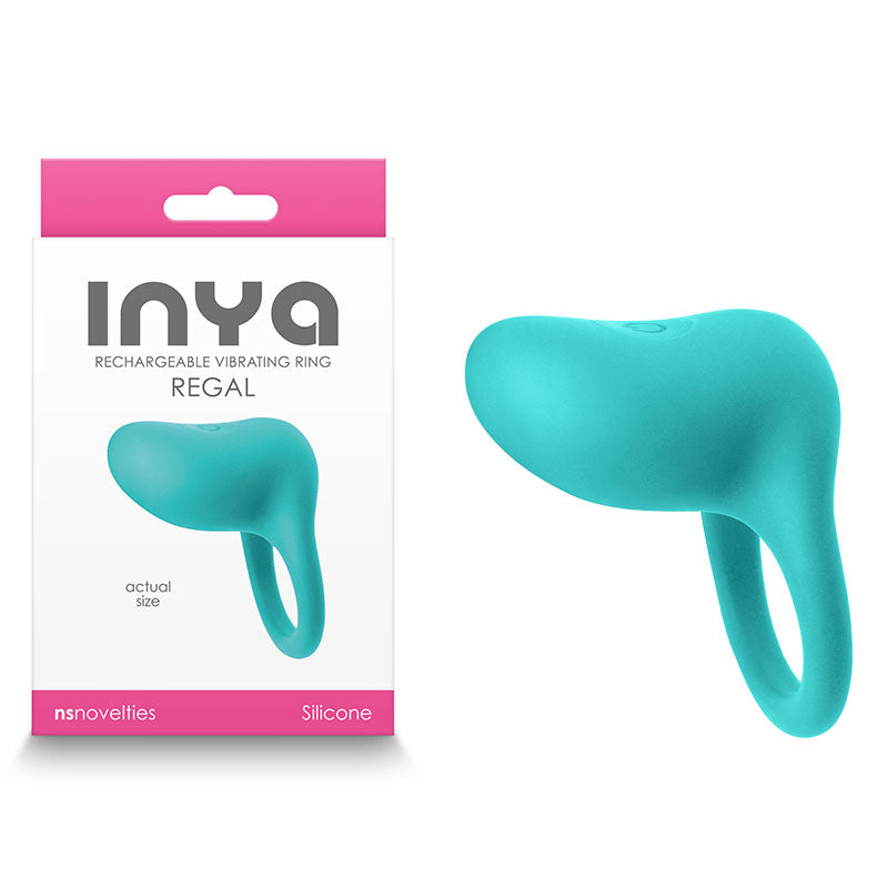 INYA Regal - Teal Rechargeable Finger Stimulator - Naughty by Nature Adult Store