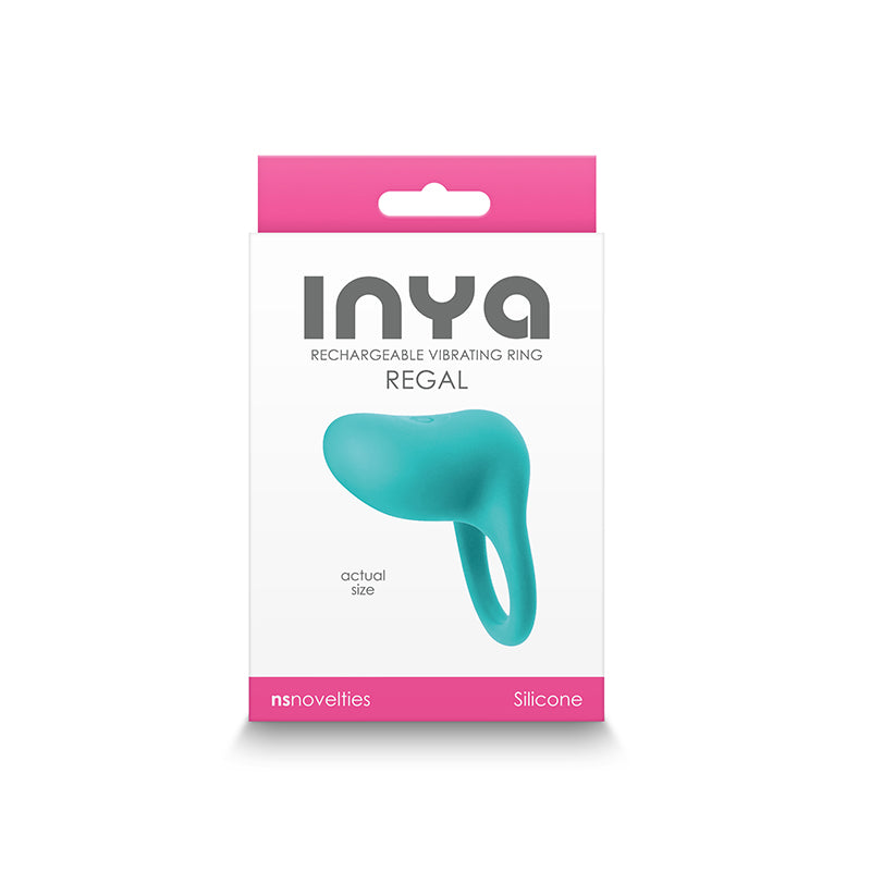 INYA Regal - Teal Rechargeable Finger Stimulator - Naughty by Nature Adult Store
