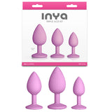 INYA Triple Ace Kit - Blush - Pink Butt Plugs - Set of 3 Sizes