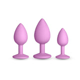 INYA Triple Ace Kit - Blush - Pink Butt Plugs - Set of 3 Sizes