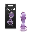 Crystal Gem - Purple 9 cm Glass Butt Plug - Naughty by Nature Adult Store