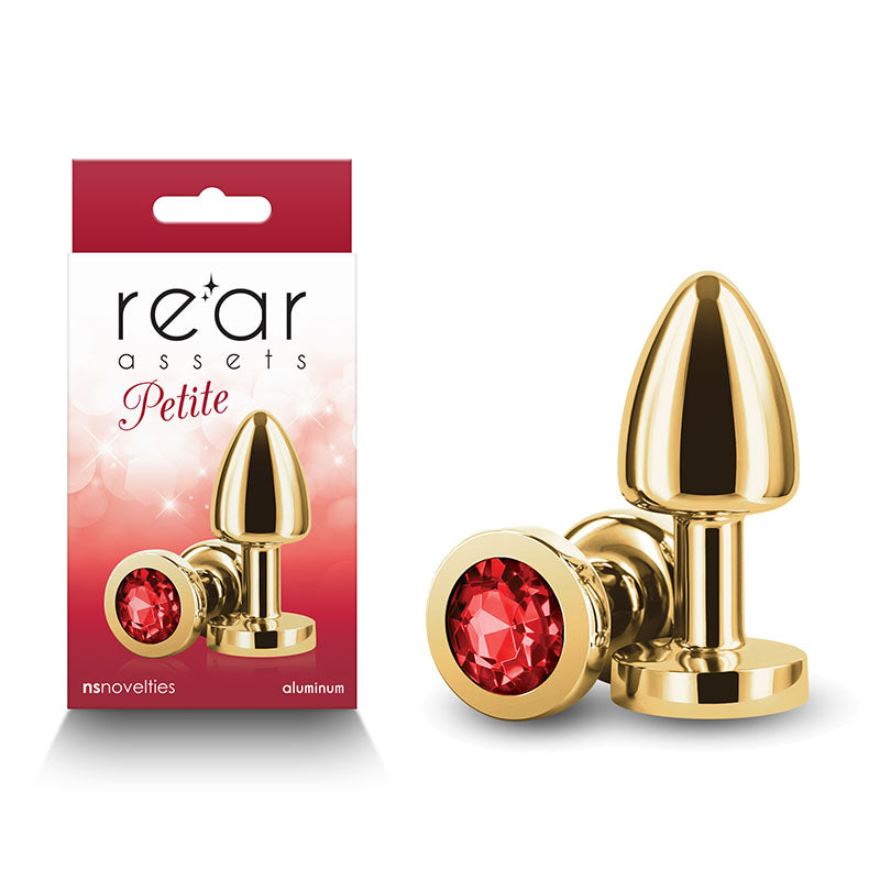 Rear Assets Petite - Gold with Red Gem - Naughty by Nature Adult Store