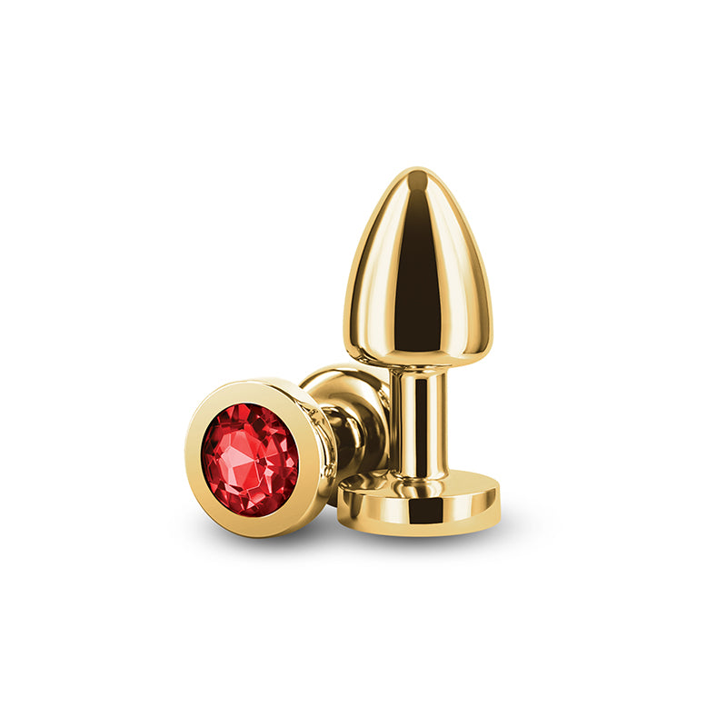 Rear Assets Petite - Gold with Red Gem - Naughty by Nature Adult Store