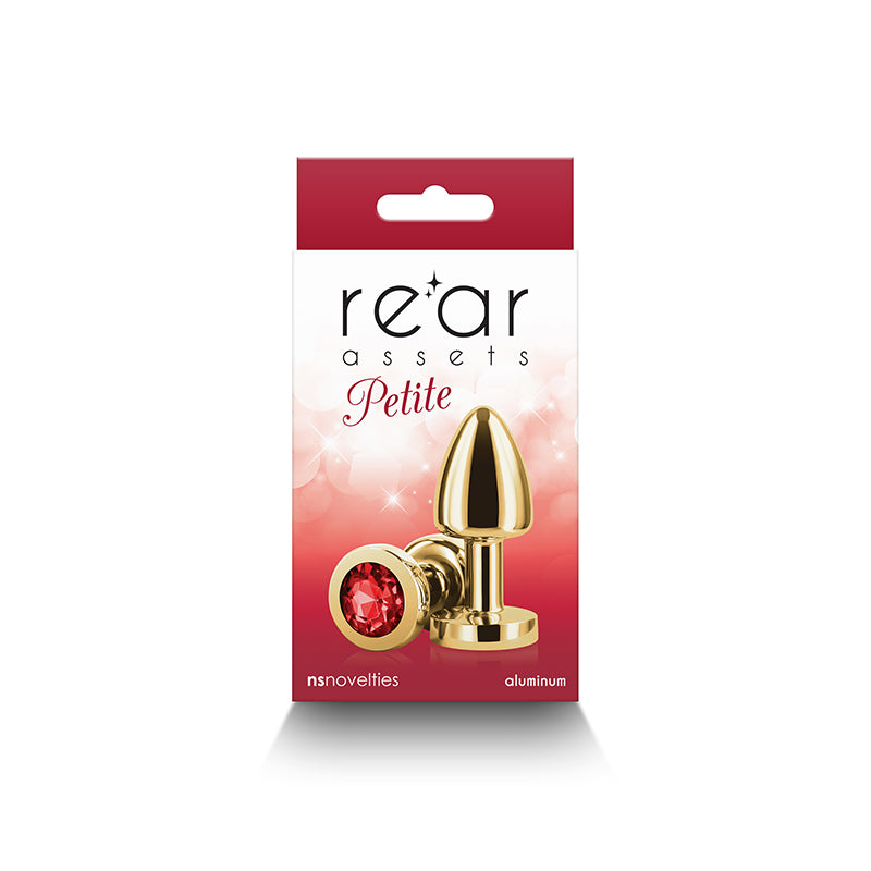 Rear Assets Petite - Gold with Red Gem - Naughty by Nature Adult Store