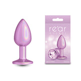 Rear Assets Iridescent Pink - Iridescent Pink 7.1 cm Small Butt Plug