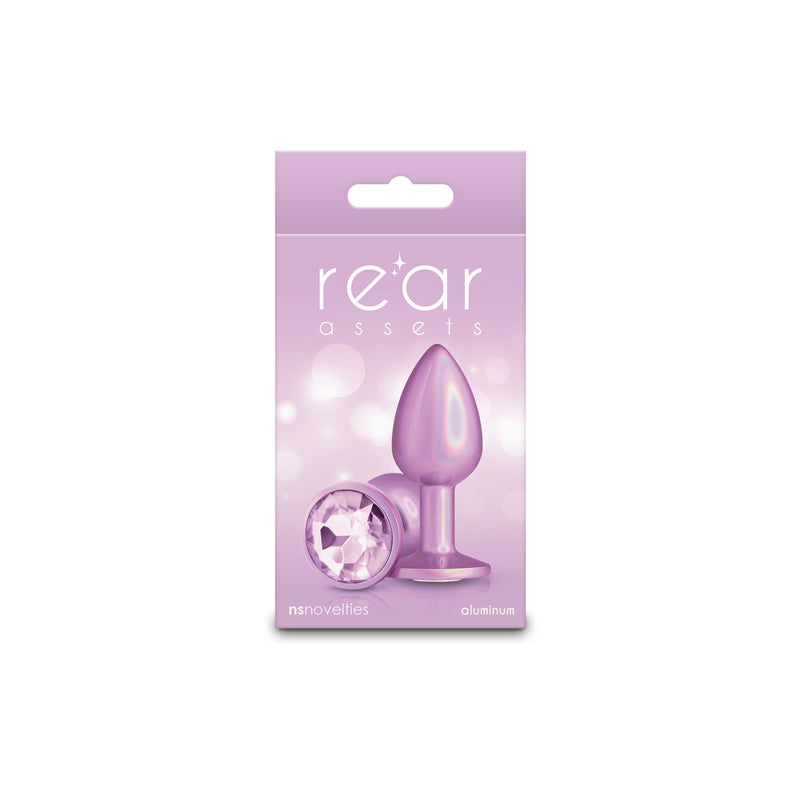Rear Assets Iridescent Pink - Iridescent Pink 7.1 cm Small Butt Plug