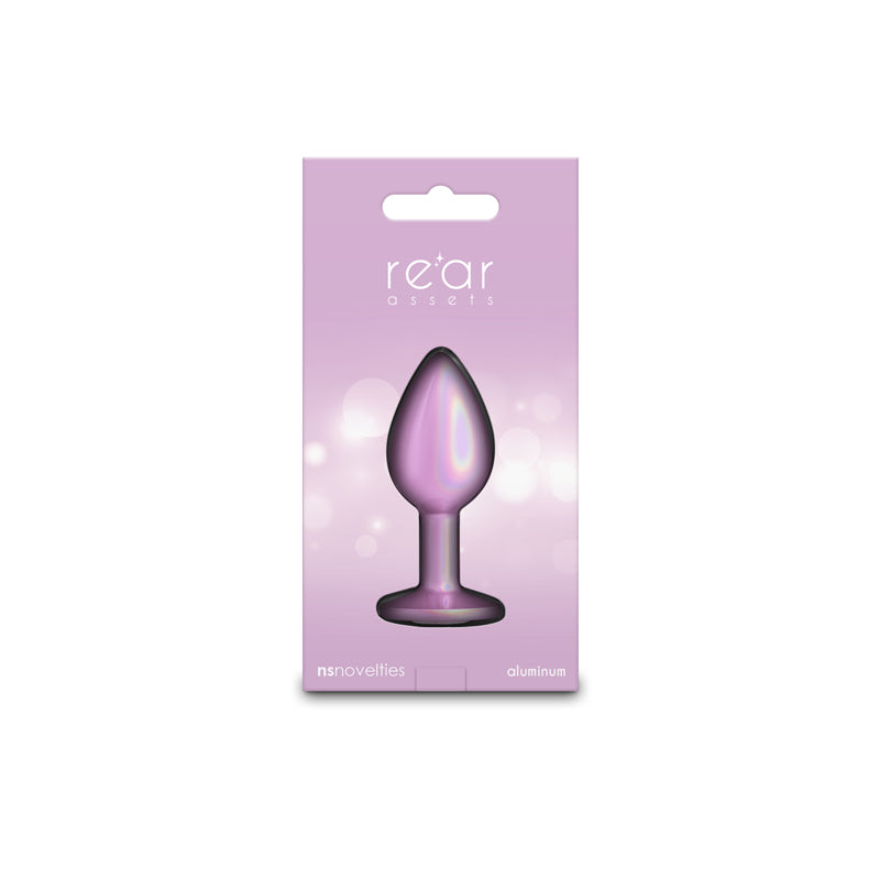 Rear Assets Iridescent Pink - Iridescent Pink 7.1 cm Small Butt Plug