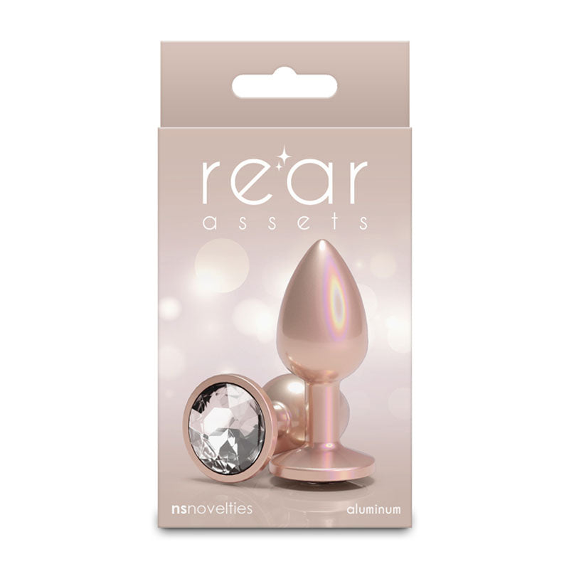 Rear Assets Iridescent - Champagne 7.1 cm Small Butt Plug