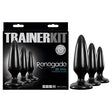 Renegade Pleasure Plug Trainer Kit - Black Butt Plugs - Set of 3 Sizes - Naughty by Nature Adult Store