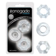 Renegade Chubbies - Clear Cock Rings - Set of 3 - Naughty by Nature Adult Store