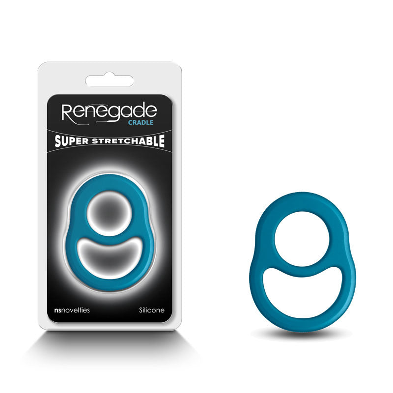 Renegade Cradle - Teal - Teal Cock & Balls Ring - Naughty by Nature Adult Store