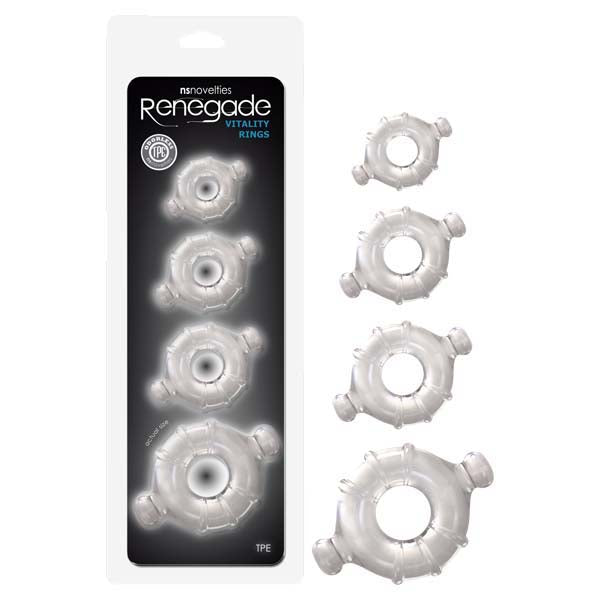 Renegade Vitality Rings - Set of 4 Sizes Success - Naughty by Nature Adult Store