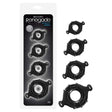 Renegade Vitality Rings - Black Cock Rings - Set of 4 Sizes - Naughty by Nature Adult Store
