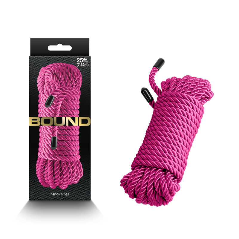 Bound Rope - Pink - Pink Bondage Rope - 7.6 metre length - Naughty by Nature Adult Store
