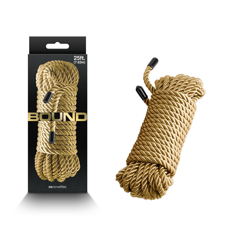 Bound Rope - Gold - Gold Bondage Rope - 7.6 metre length - Naughty by Nature Adult Store