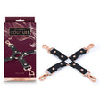 Bondage Couture Hog Tie - Black - Blue Hog Tie Restraint (No Cuffs Included) - Naughty by Nature Adult Store