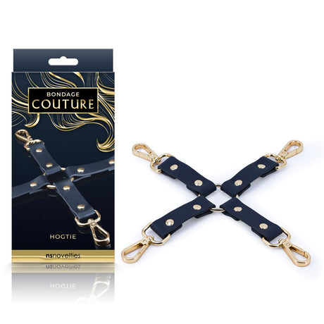 Bondage Couture Hog Tie - Blue - Blue Hog Tie Restraint (No Cuffs Included) - Naughty by Nature Adult Store