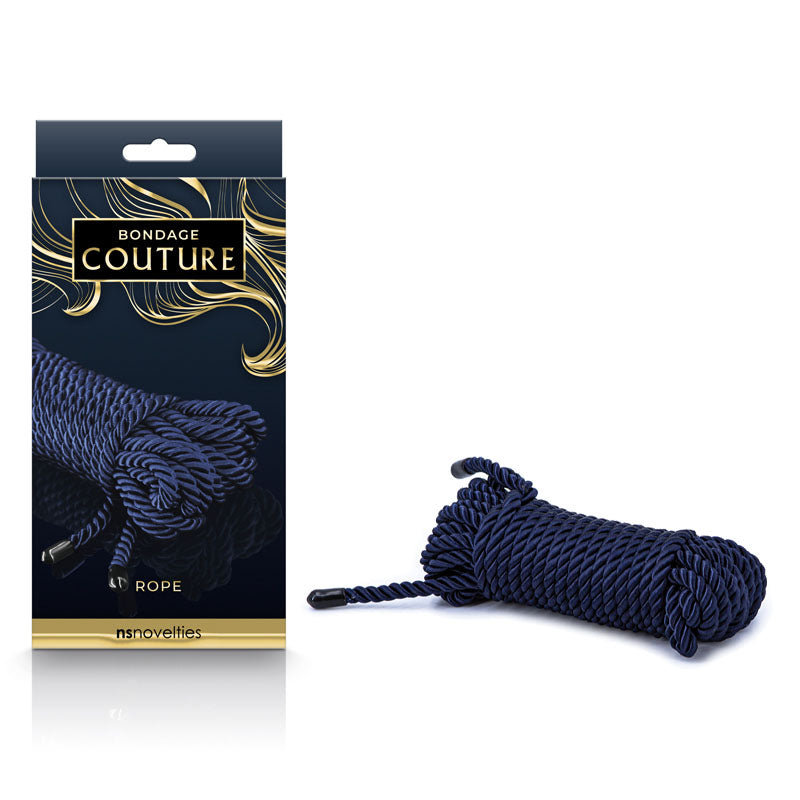 Bondage Couture Rope - Blue - Blue Bondage Rope - 7.6 metre - Naughty by Nature Adult Store