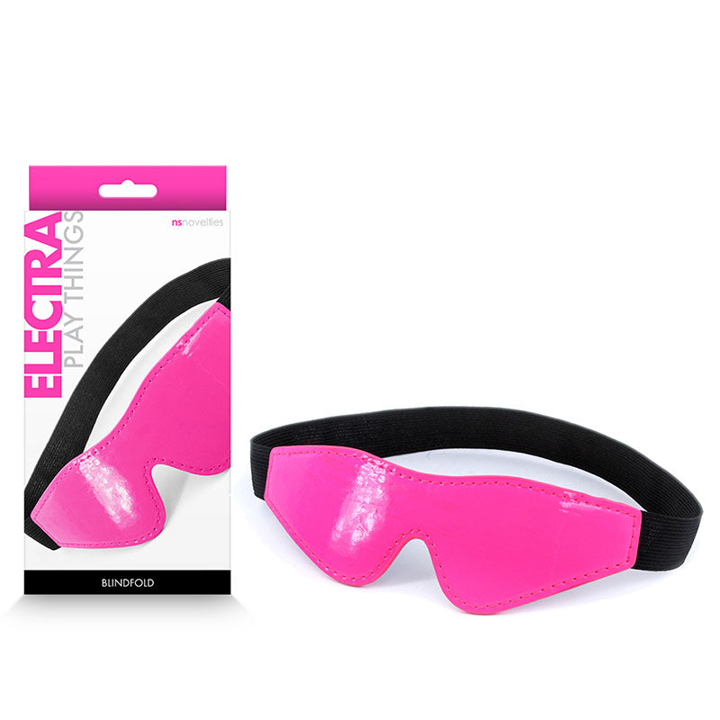 Electra Blindfold - Pink - Pink Eye Mask - Naughty by Nature Adult Store