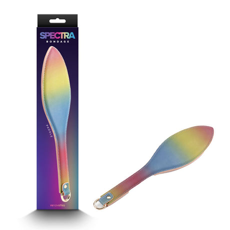 Spectra Bondage Paddle - Rainbow - Rainbow Paddle - Naughty by Nature Adult Store