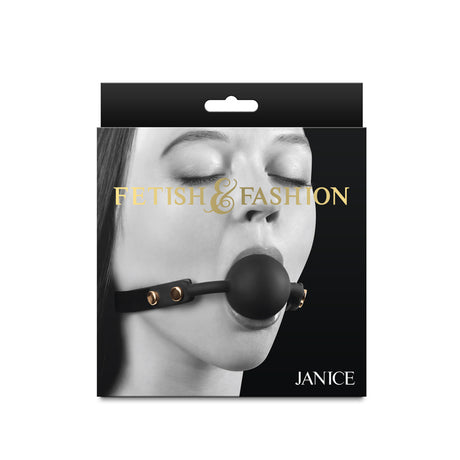 Fetish & Fashion - Janice - Black - Black Mouth Restraint - Naughty by Nature Adult Store