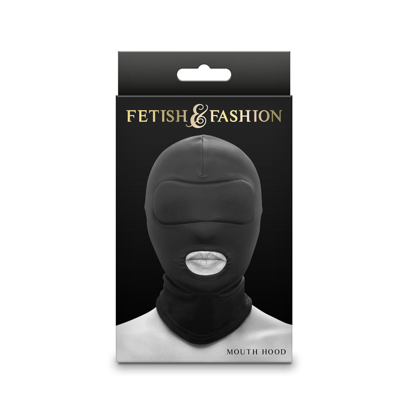 Fetish & Fantasy - Mouth Hood - Black - Black Hood - Naughty by Nature Adult Store