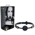 OUCH! Florence Collection - Silicone Ball Gag - Black Breathable Mouth Restraint - Naughty by Nature Adult Store
