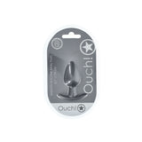 OUCH! Anal Plug - Gun Metal Grey Medium Butt Plug - Naughty by Nature Adult Store