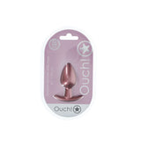 OUCH! Anal Plug - Rose Gold Medium Butt Plug - Naughty by Nature Adult Store