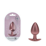 OUCH! Anal Plug - Large - Rose Gold - Naughty by Nature Adult Store