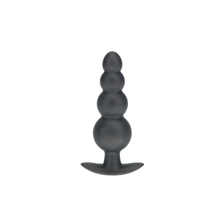 OUCH! Beaded Anal Plug - Gun Metal - Naughty by Nature Adult Store