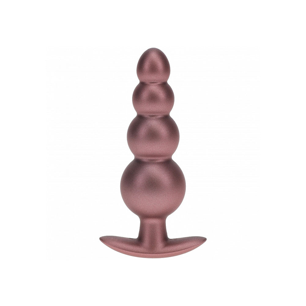 OUCH! Beaded Anal Plug - Rose Gold - Naughty by Nature Adult Store