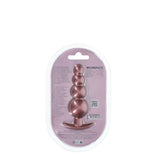OUCH! Beaded Anal Plug - Rose Gold - Naughty by Nature Adult Store