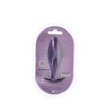 OUCH! Oval Anal Plug - Metallic Purple - Naughty by Nature Adult Store